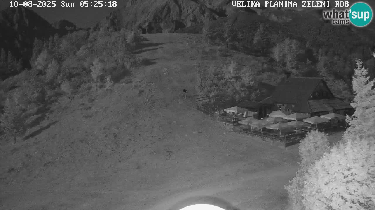 Zeleni Rob – Webcam live | Velika Planina