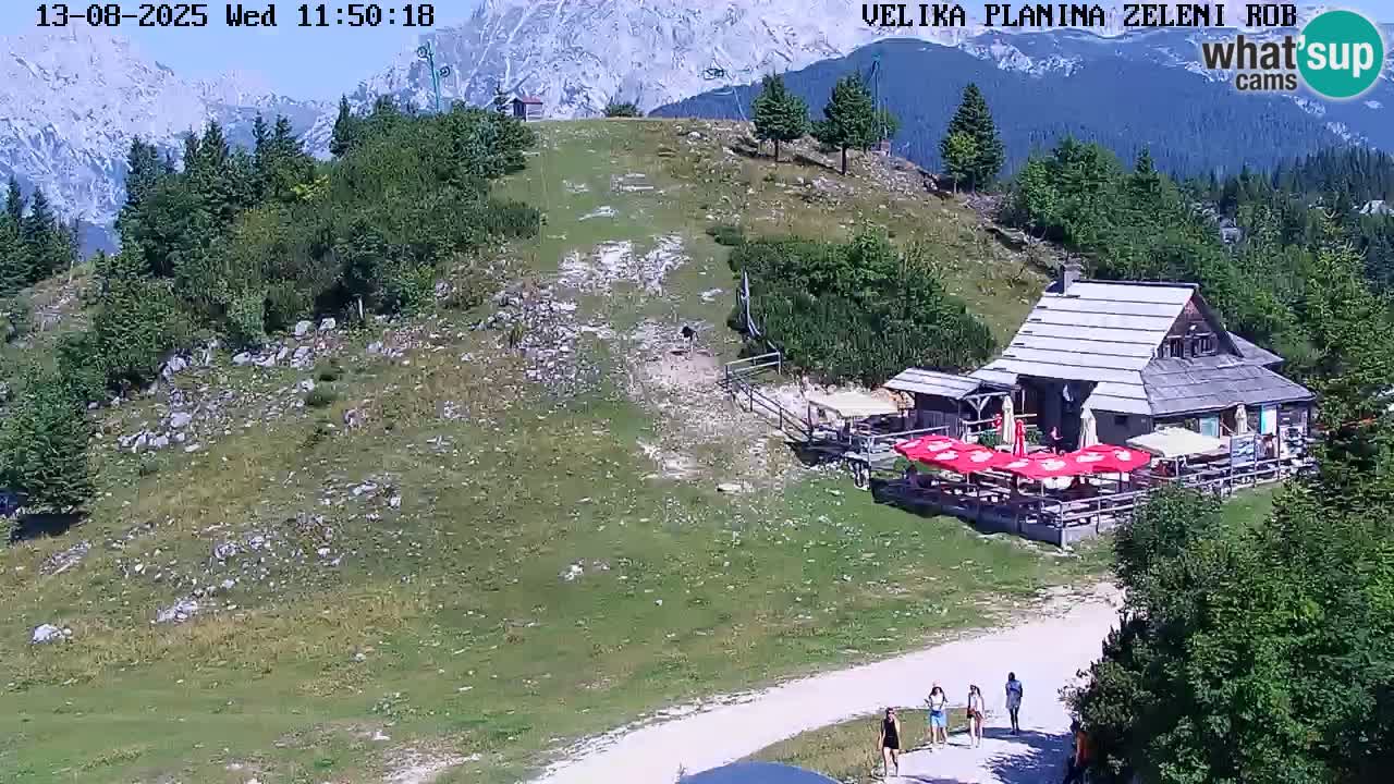 Zeleni Rob – Webcam live | Velika Planina