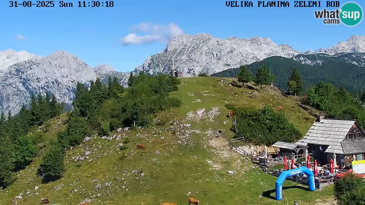Zeleni Rob – Webcam live | Velika Planina