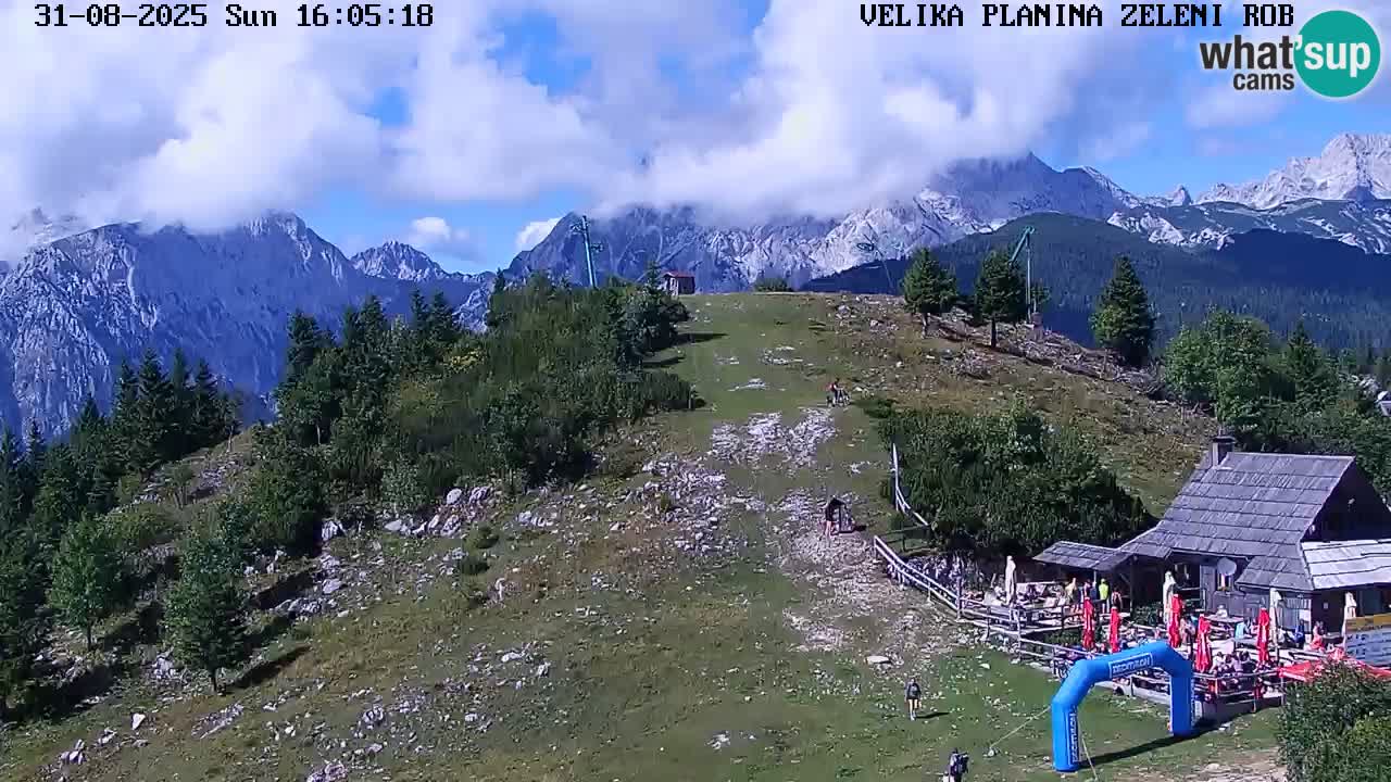 Zeleni Rob – Webcam live | Velika Planina