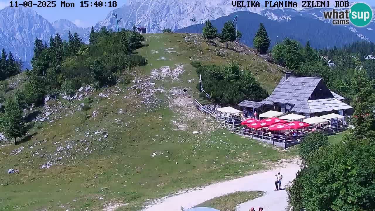 Zeleni Rob – Webcam live | Velika Planina