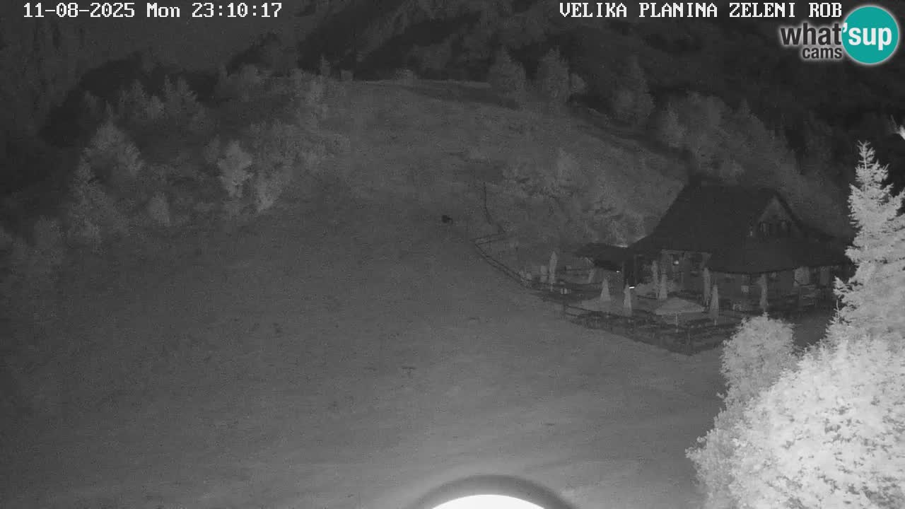 Zeleni Rob – kamera v živo | Velika Planina