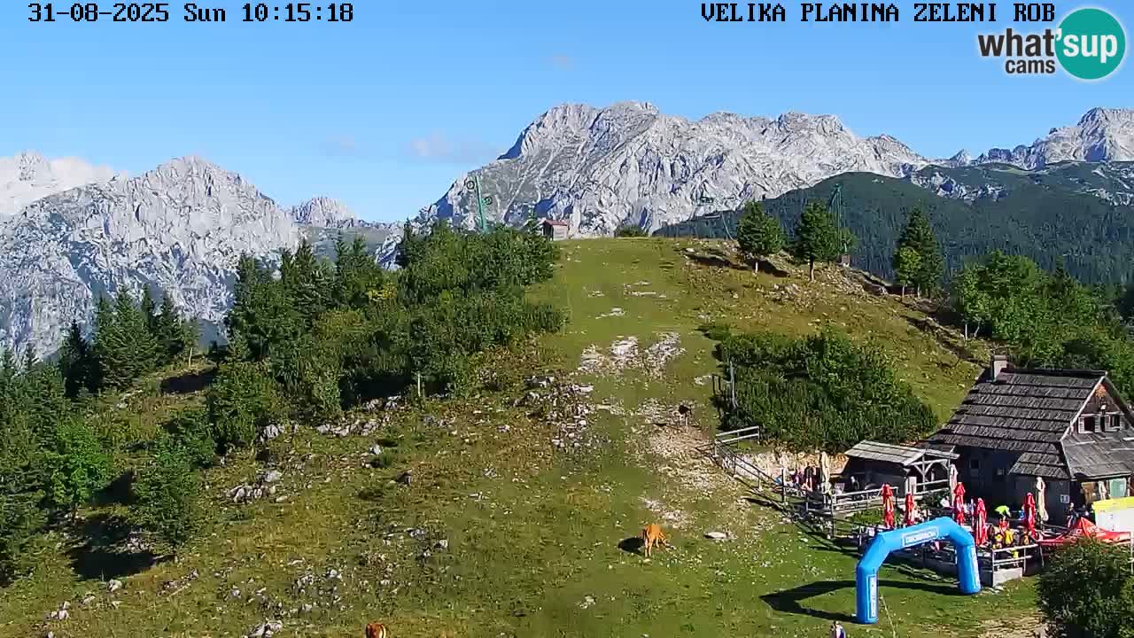 Zeleni Rob | Webcam live Velika Planina