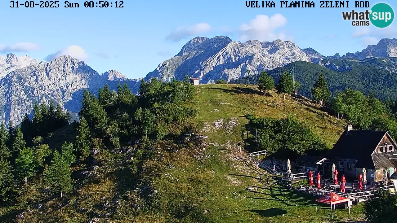 Zeleni Rob – Webcam live | Velika Planina