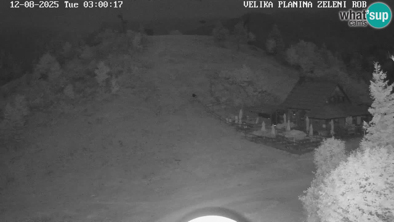 Zeleni Rob | Web kamera Velika Planina