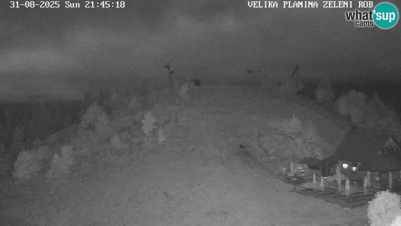 Zeleni Rob | Webcam en vivo Velika Planina
