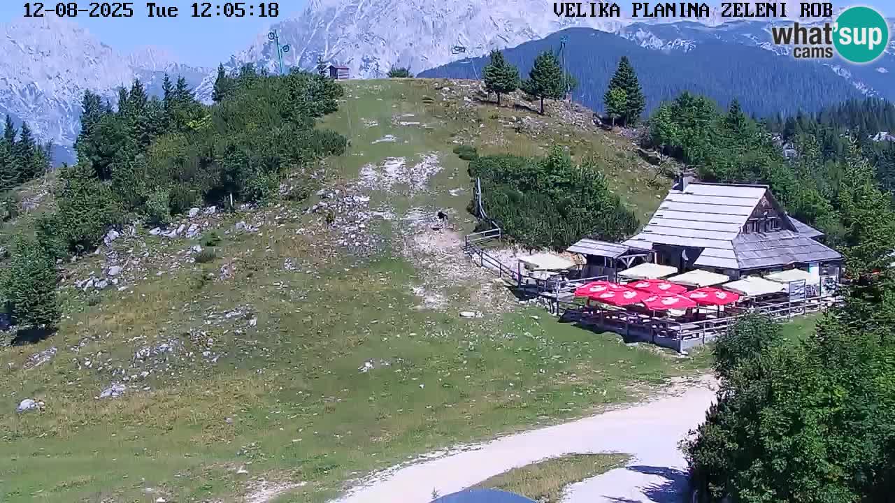Zeleni Rob – Webcam live | Velika Planina