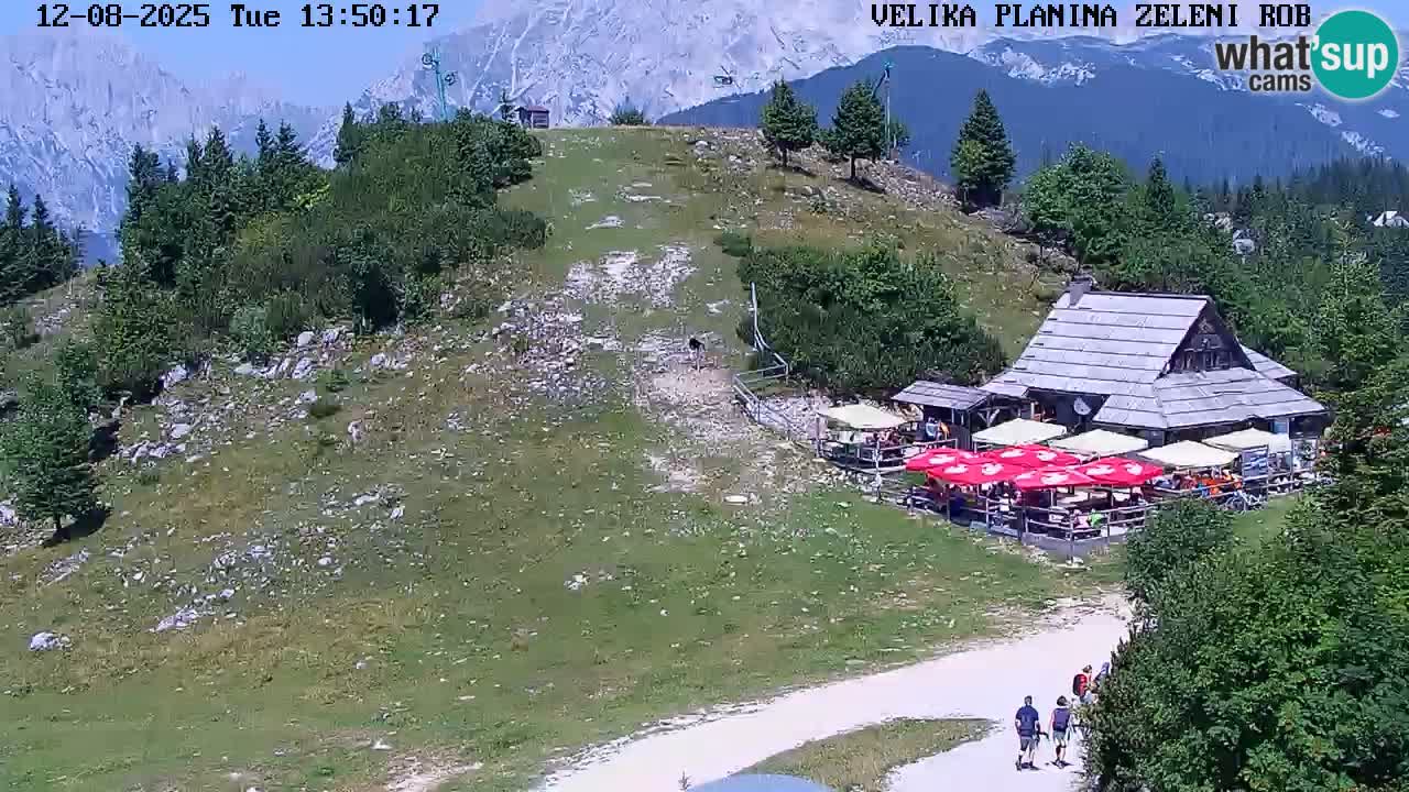 Zeleni Rob | Web kamera Velika Planina