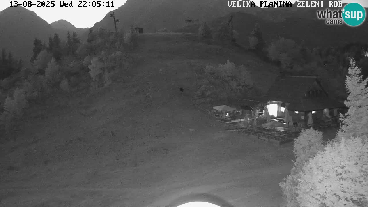Zeleni Rob | Webcam en vivo Velika Planina