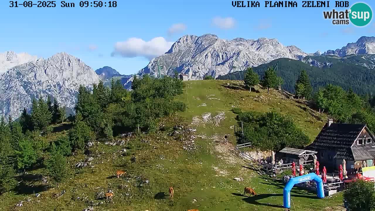 Zeleni Rob – Webcam live | Velika Planina