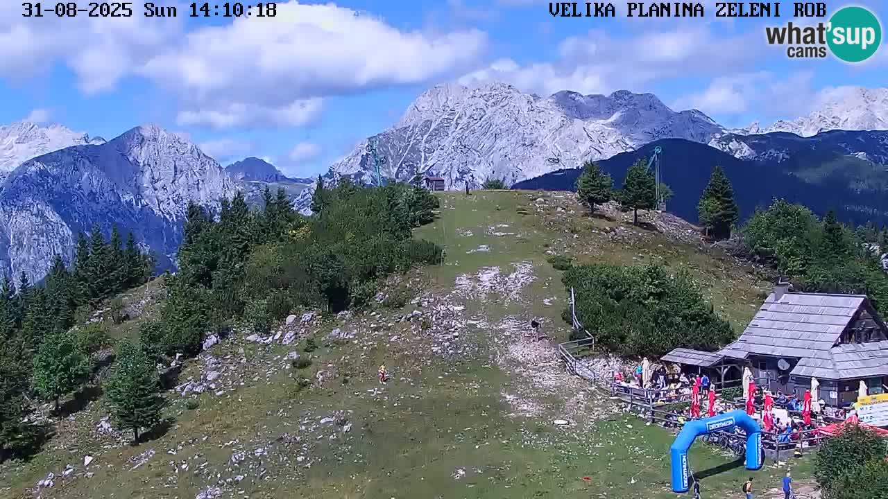 Zeleni Rob | Web kamera Velika Planina