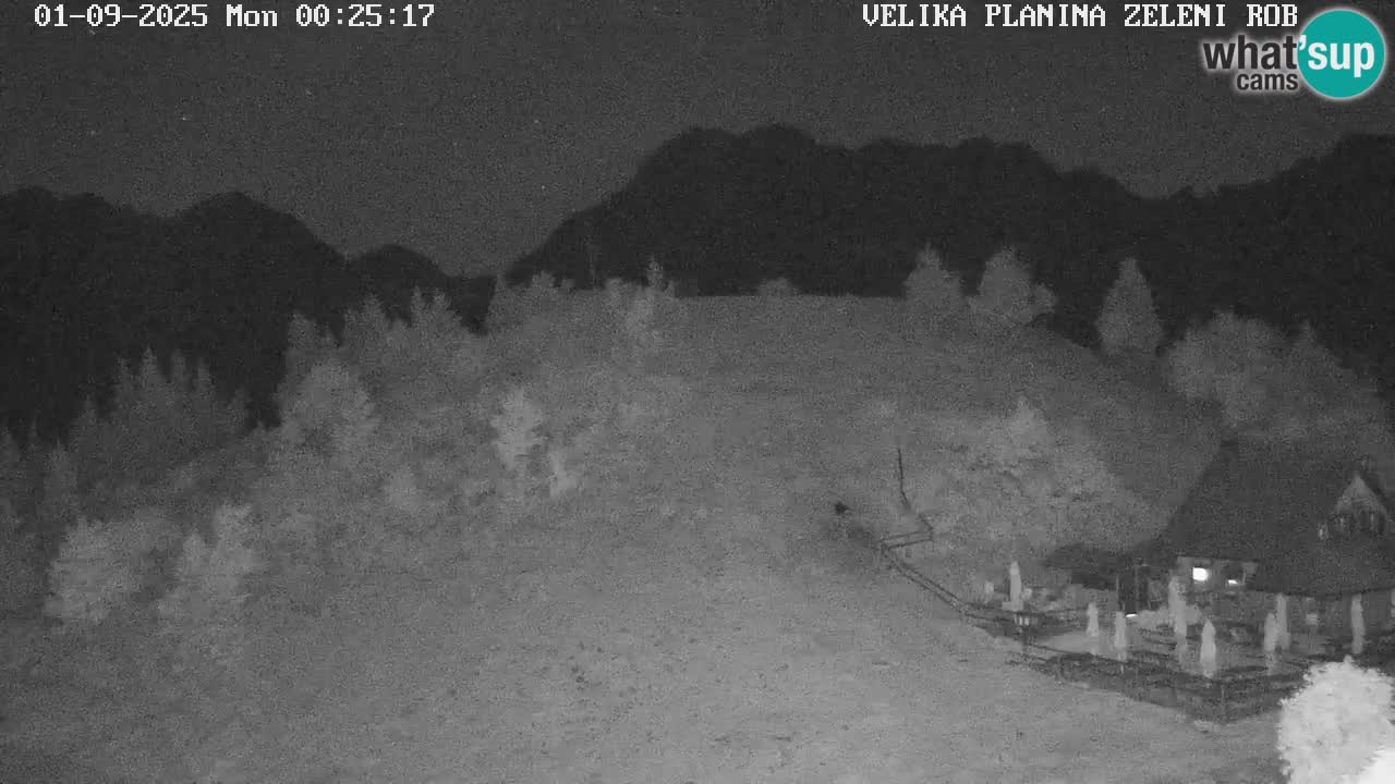 Zeleni Rob | Web kamera Velika Planina