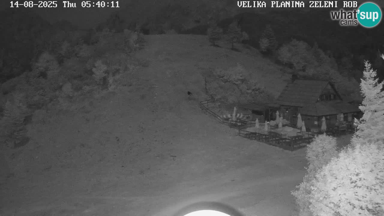 Zeleni Rob | Web kamera Velika Planina