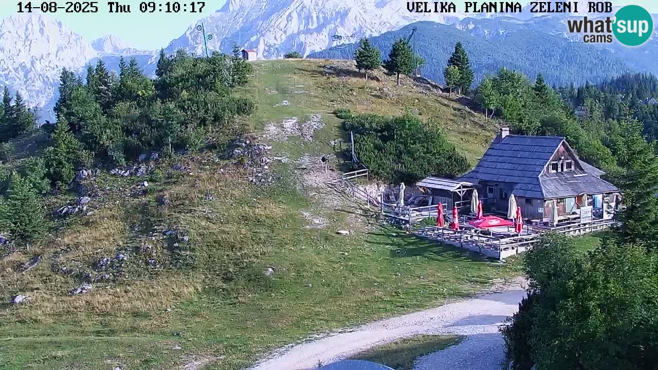 Zeleni Rob | Webcam live Velika Planina