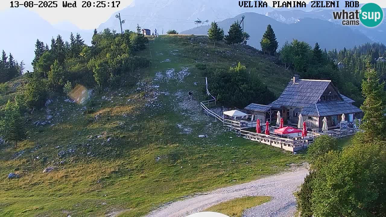 Zeleni Rob – Webcam live | Velika Planina