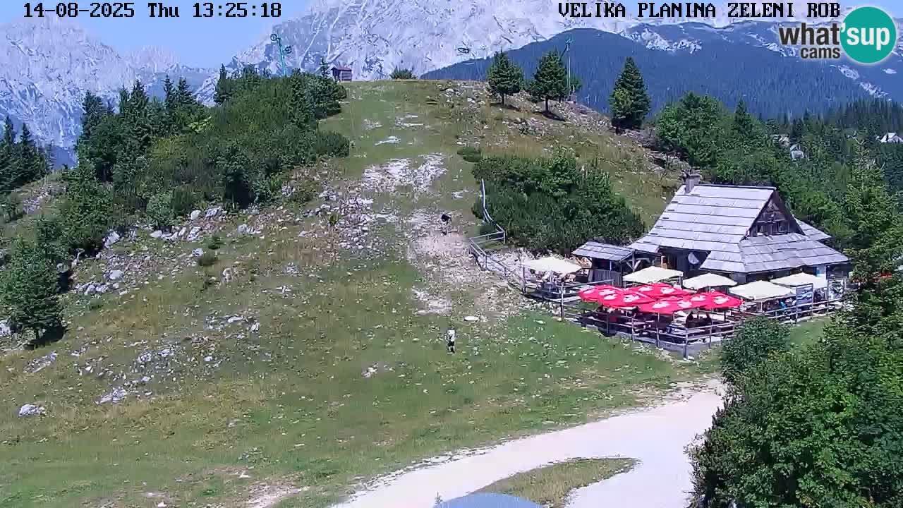 Zeleni Rob | Web kamera Velika Planina