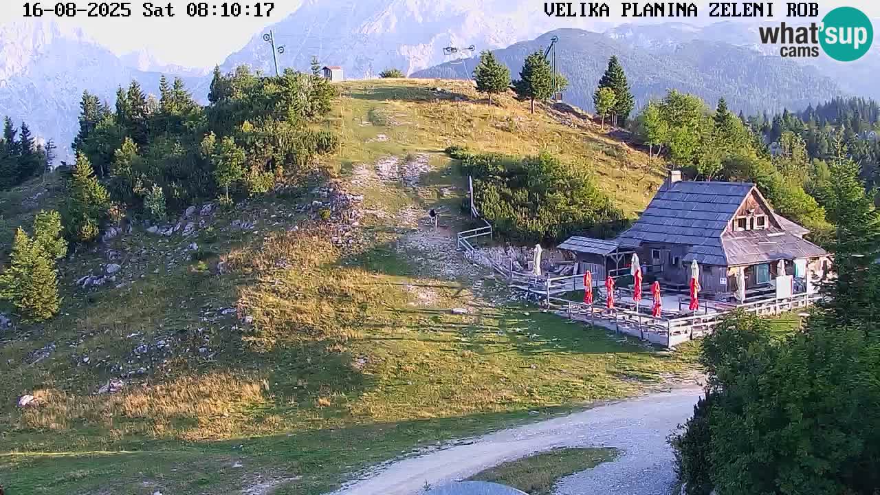 Zeleni Rob – Webcam live | Velika Planina