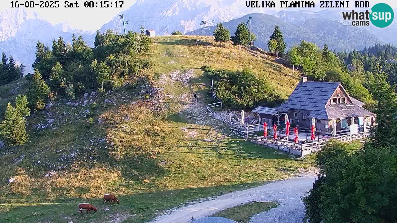 Zeleni Rob – Webcam live | Velika Planina