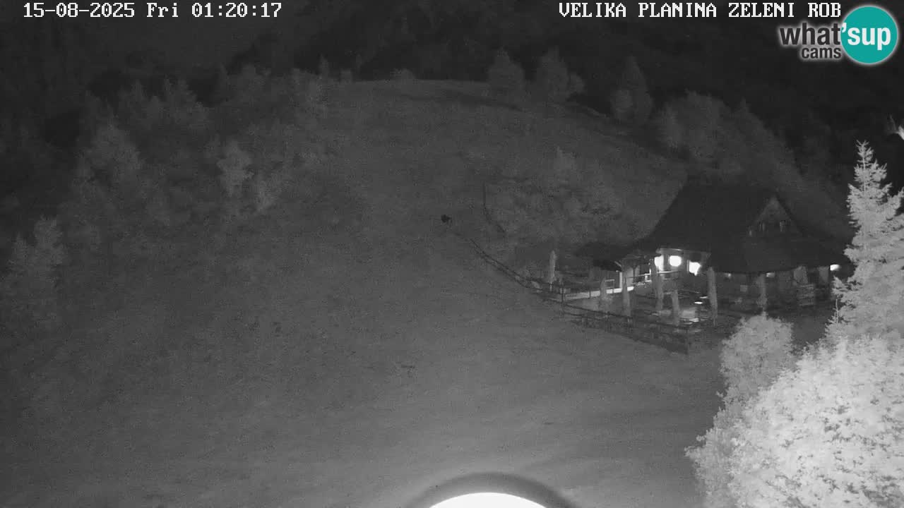 Zeleni Rob | Webcam en vivo Velika Planina