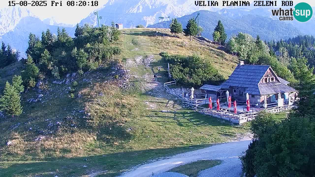 Zeleni Rob – Webcam live | Velika Planina
