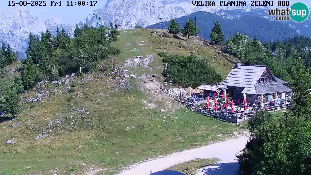 Zeleni Rob – Webcam live | Velika Planina