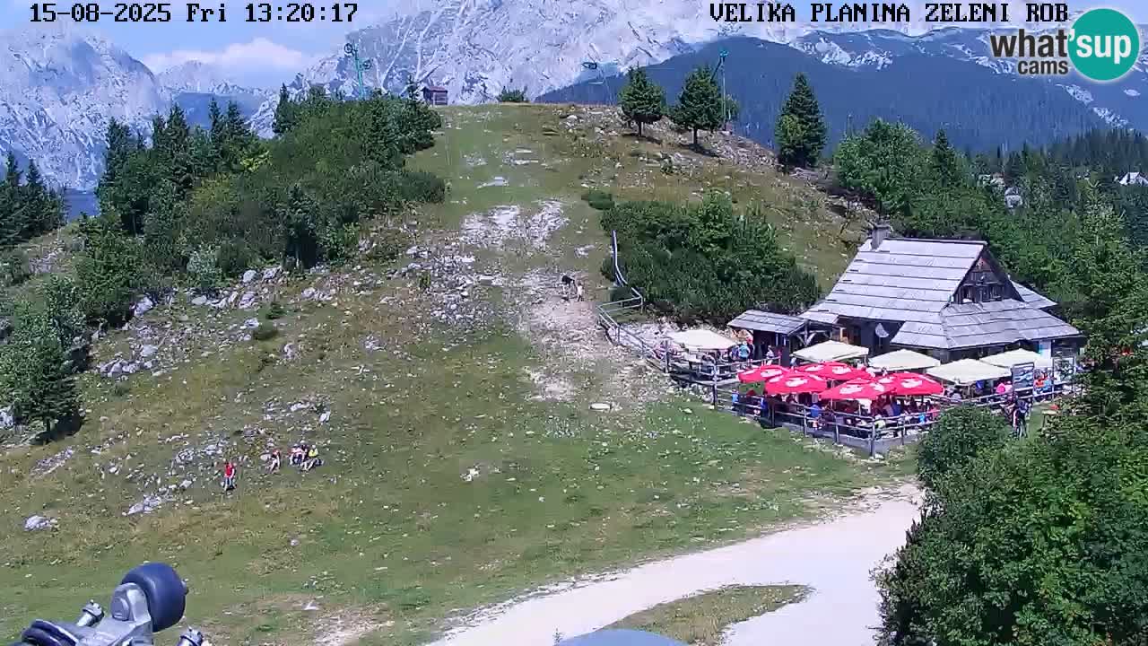 Zeleni Rob – Webcam live | Velika Planina
