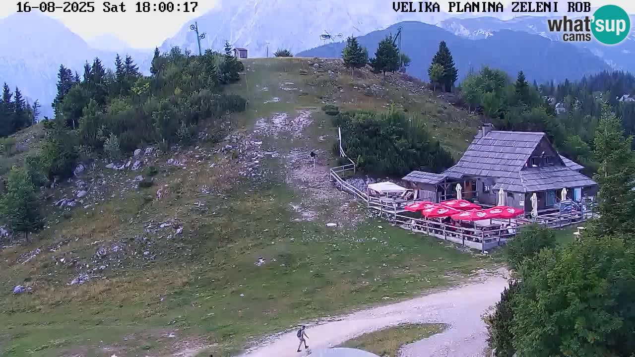 Zeleni Rob – Webcam live | Velika Planina