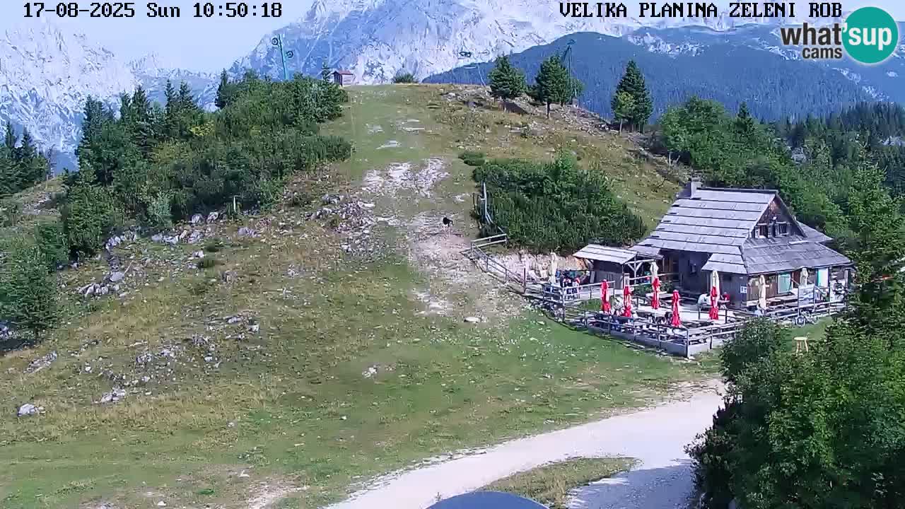 Zeleni Rob | Webcam live Velika Planina