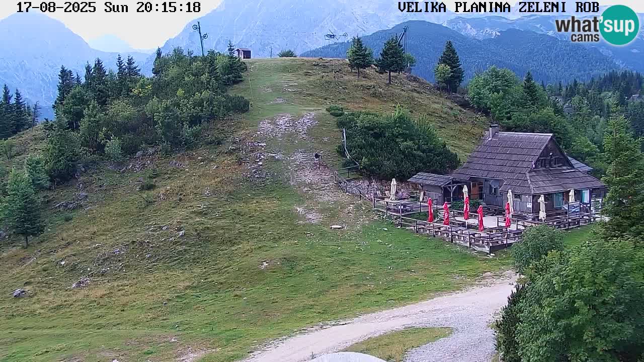 Zeleni Rob | Web kamera Velika Planina