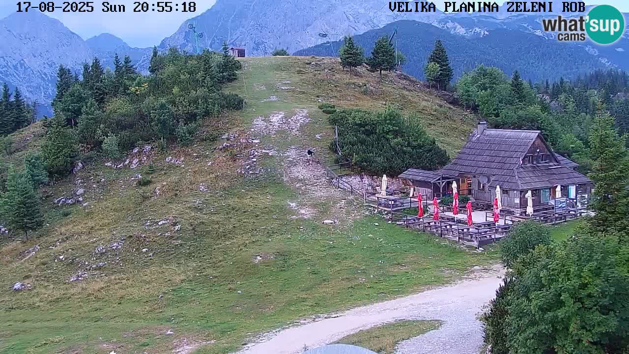 Zeleni Rob – Webcam live | Velika Planina