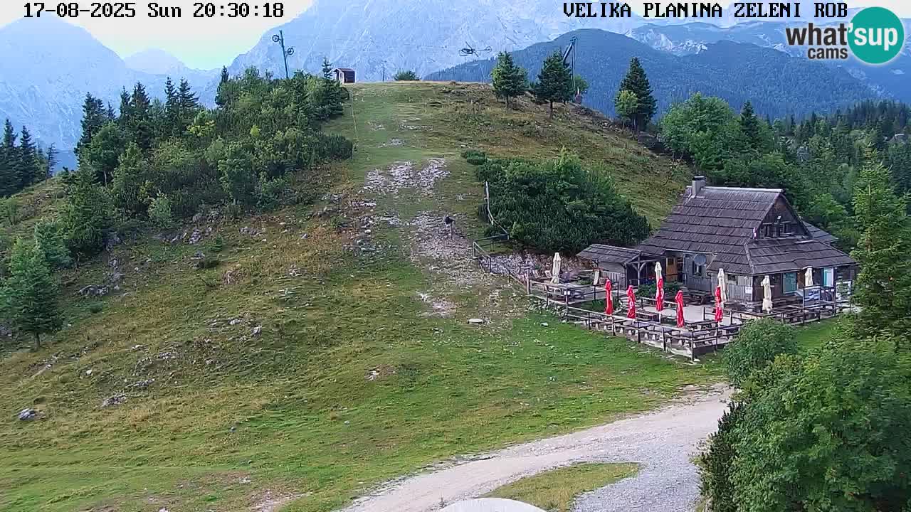 Zeleni Rob – Webcam live | Velika Planina