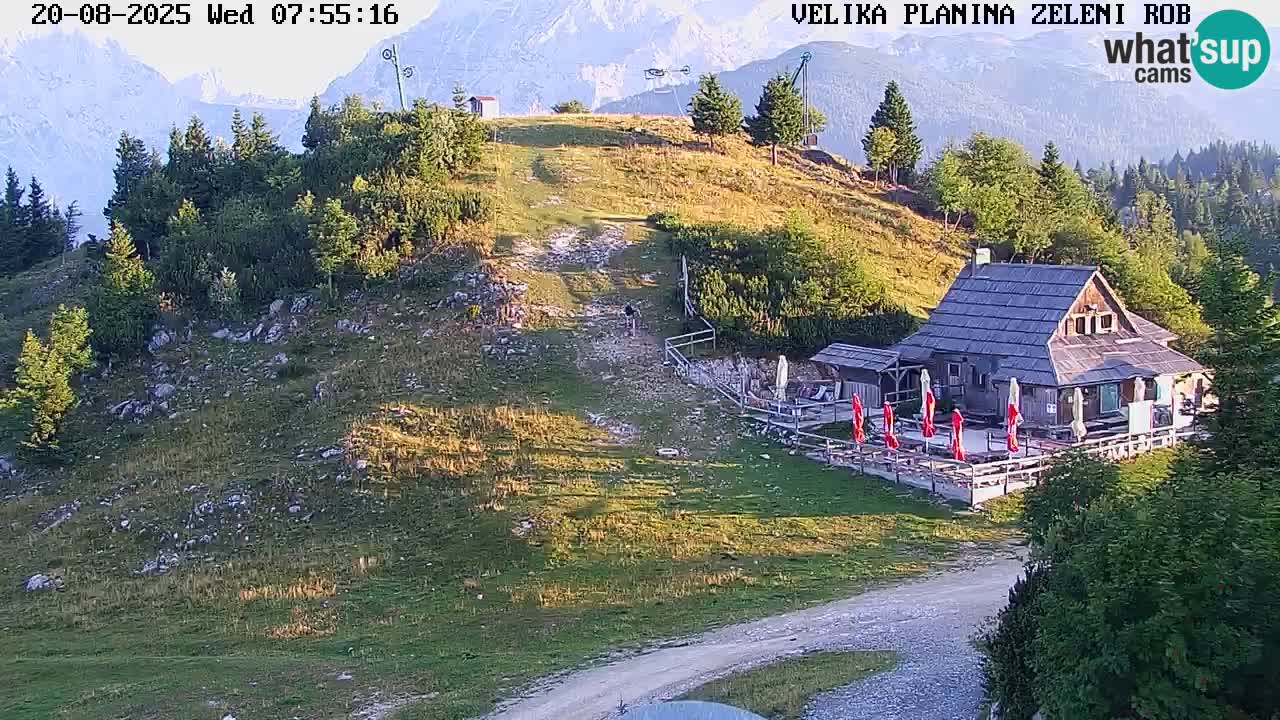 Zeleni Rob – Webcam live | Velika Planina