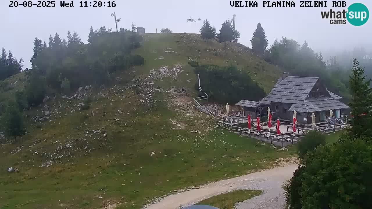 Zeleni Rob – Webcam live | Velika Planina