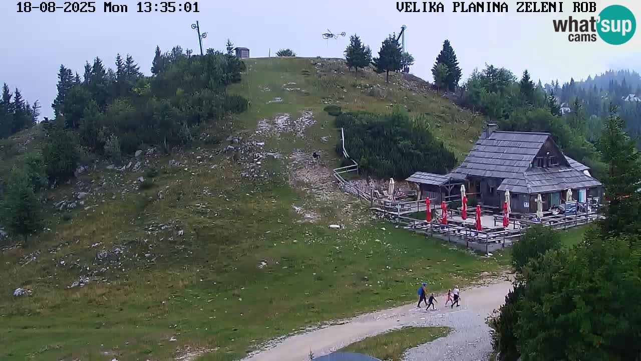 Zeleni Rob – Webcam live | Velika Planina