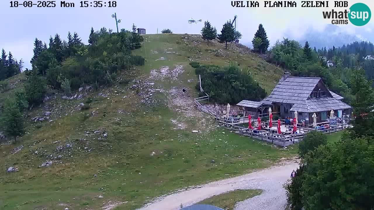 Zeleni Rob – Webcam live | Velika Planina