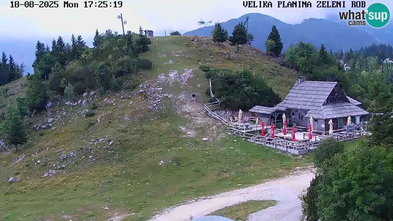 Zeleni Rob – Webcam live | Velika Planina