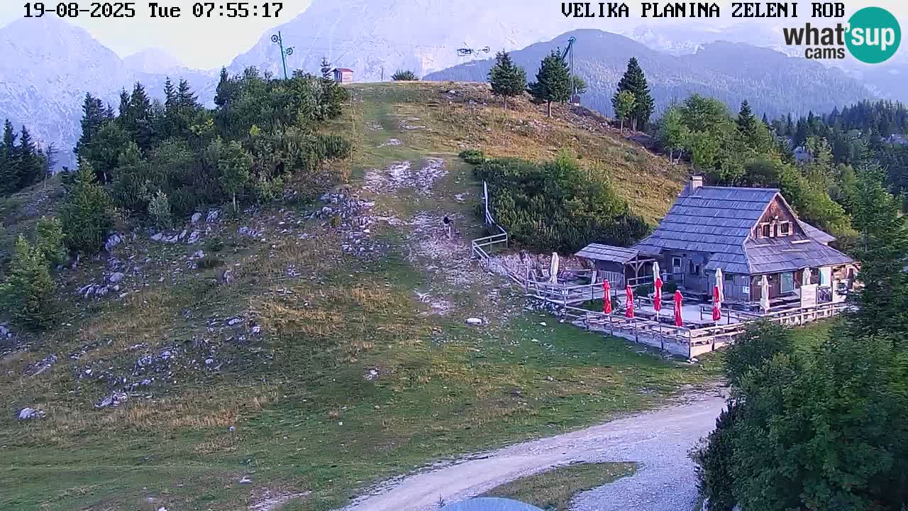Zeleni Rob – Webcam live | Velika Planina