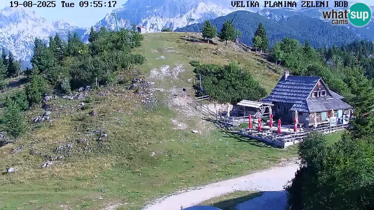 Zeleni Rob – Webcam live | Velika Planina