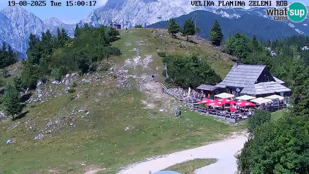 Zeleni Rob | Web kamera Velika Planina