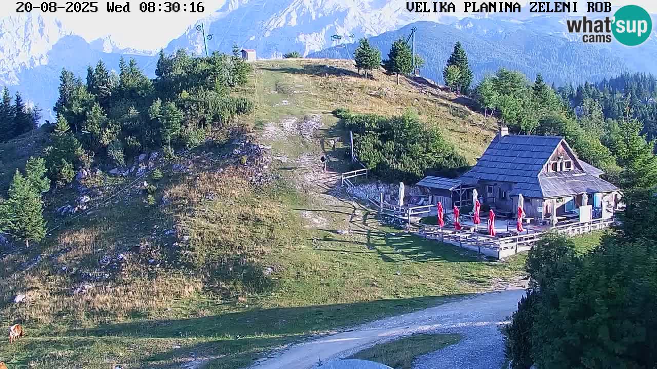 Zeleni Rob – Webcam live | Velika Planina