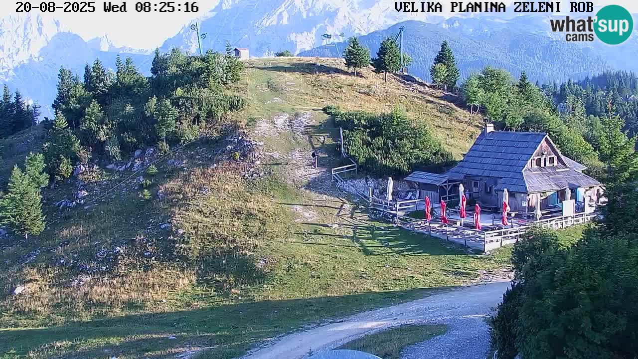 Zeleni Rob – Webcam live | Velika Planina
