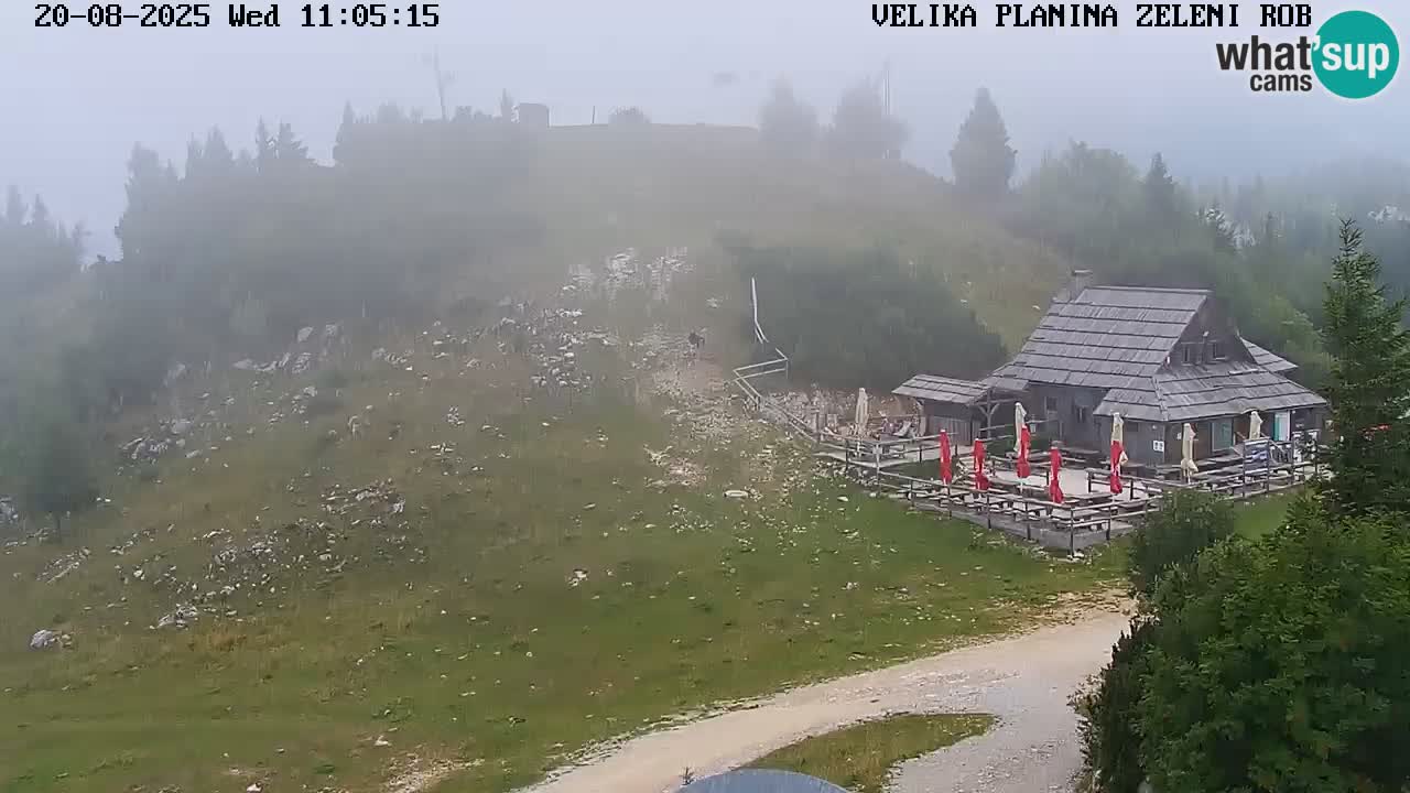 Zeleni Rob | Web kamera Velika Planina