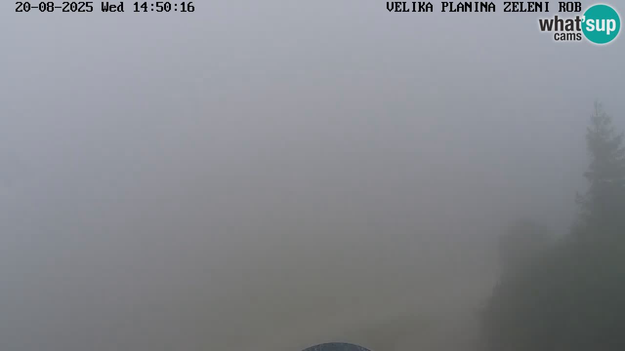 Zeleni Rob – Webcam live | Velika Planina