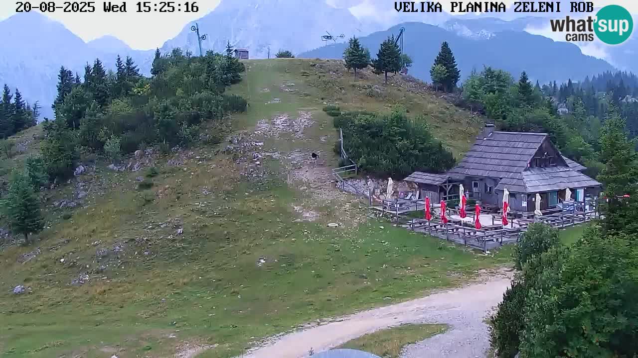 Zeleni Rob | Webcam live Velika Planina