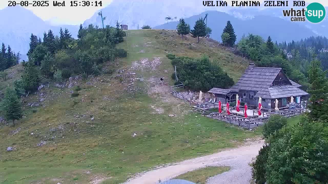 Zeleni Rob | Webcam en vivo Velika Planina