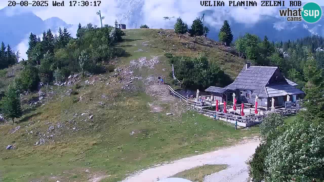 Zeleni Rob – Webcam live | Velika Planina