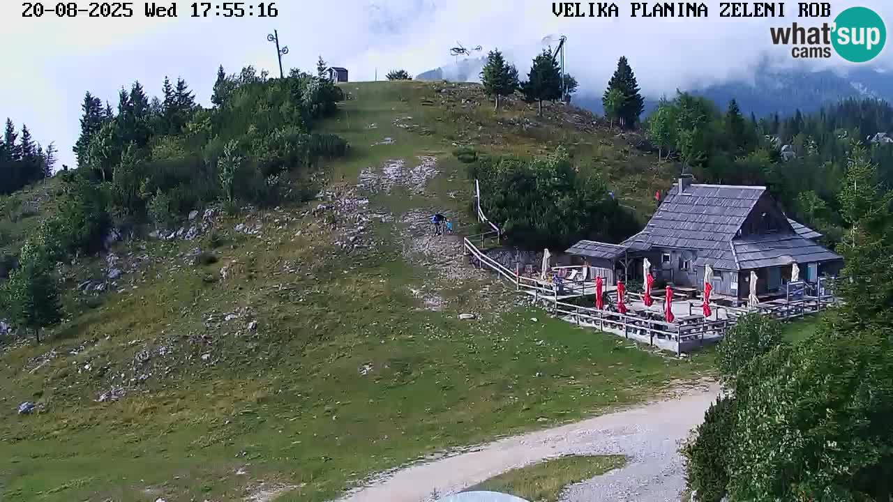 Zeleni Rob | Webcam live Velika Planina