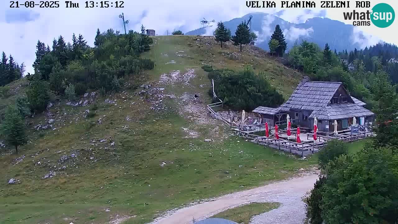 Zeleni Rob – Webcam live | Velika Planina