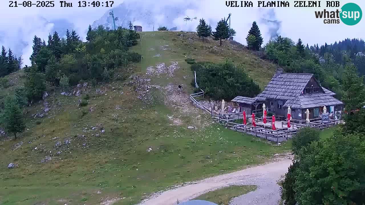 Zeleni Rob – Webcam live | Velika Planina