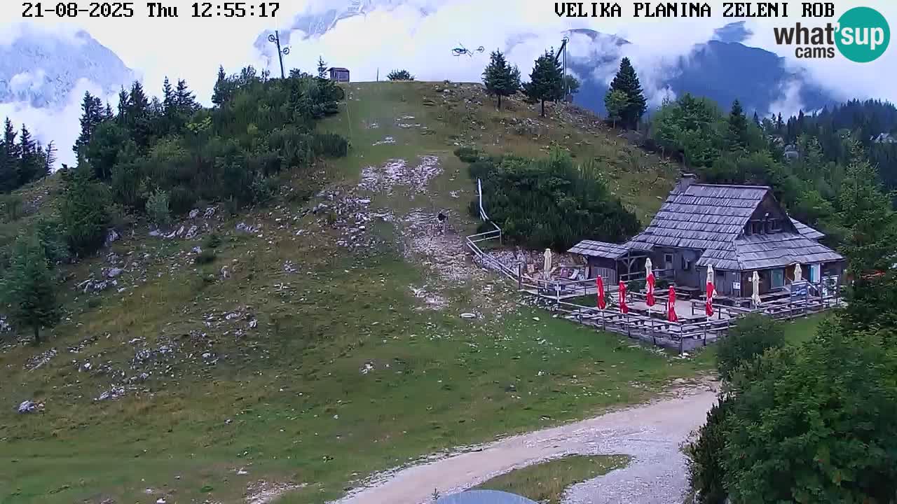 Zeleni Rob – Webcam live | Velika Planina